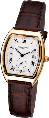 Frederique Constant FC-235M3T25 : Art Deco Tonneau Small Second Yellow Gold / Silver