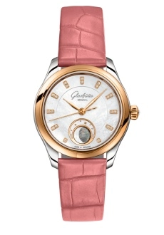 Glashütte Original 1-35-14-01-06-04 : Lady Serenade Luna Stainless Steel - Red Gold / MOP