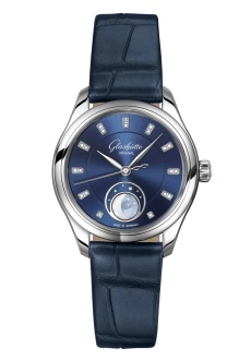 Glashütte Original 1-35-14-03-02-04 : Lady Serenade Luna Stainless Steel / Blue
