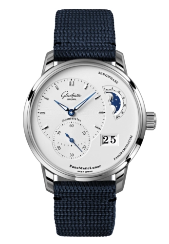 Glashütte Original 1-90-02-42-32-64 : PanoMatic Lunar Stainless Steel / Silver / Synthetic