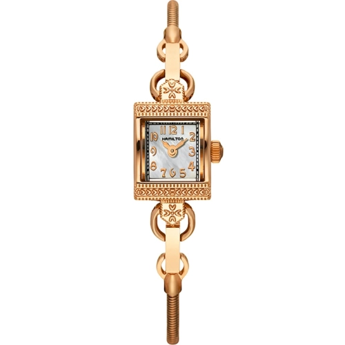Hamilton H31241113 : Lady Hamilton Vintage Quartz Red Gold / MOP