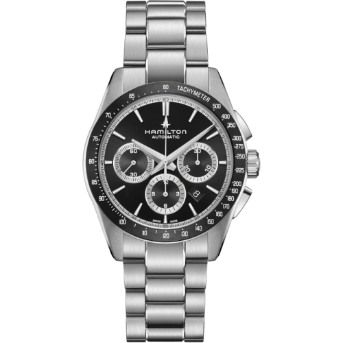 Hamilton H36606130 : Jazzmaster Performer Auto Chrono 42 Stainless Steel / Black / Bracelet