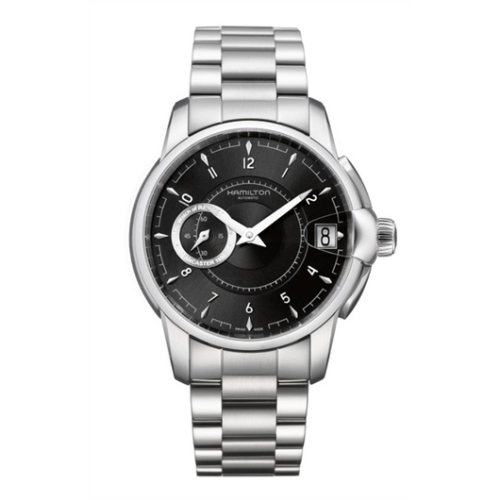Hamilton H40615135 : Railroad 44 Small Second Auto Stainless Steel / Black / Bracelet