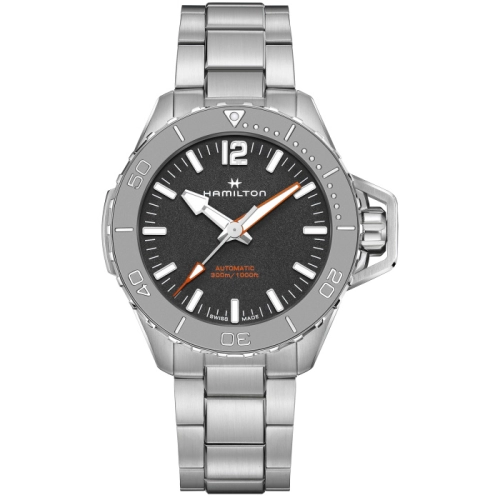 Hamilton H77815130 : Frogman Auto 46 Stainless Steel / Black / Bracelet