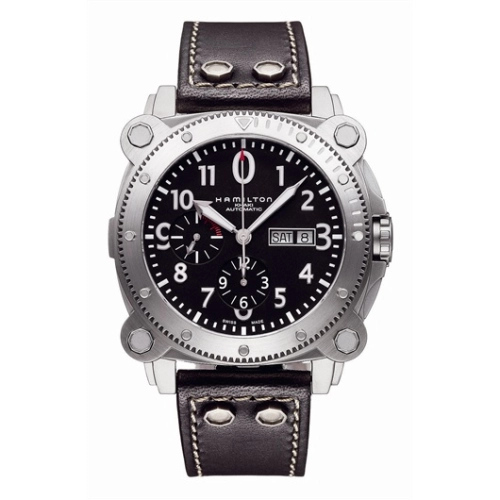 Hamilton H78616733 : Khaki Navy BeLOWZERO Auto Chrono Stainless Steel / Black
