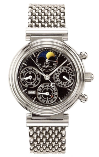 IWC IW3750-34 : Da Vinci Perpetual Stainless Steel / Black / English / Bracelet