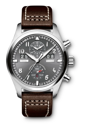 IWC IW3791-08 : Pilot's Watch Spitfire Perpetual Calendar Digital Date-Month Stainless Steel