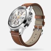 IWC Ingenieur Chronograph Custom Stainless Steel / Silver-Gold / Calf