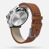 IWC Ingenieur Chronograph Custom Stainless Steel / Silver-Gold / Calf