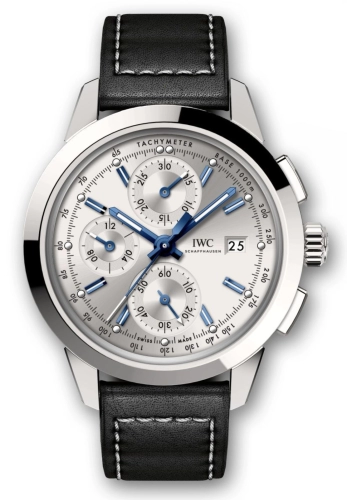 IWC IW3808-AO : Ingenieur Chronograph Custom Stainless Steel / Silver-Blue/ Calf