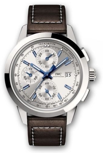 IWC IW3808-AP : Ingenieur Chronograph Custom Stainless Steel / Silver-Blue/ Calf