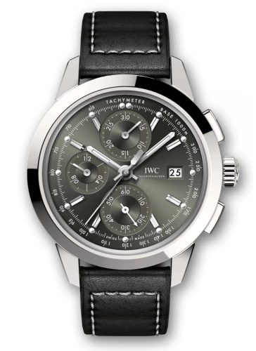 IWC IW3808-BN : Ingenieur Chronograph Custom Stainless Steel / Green-Rhodium / Calf