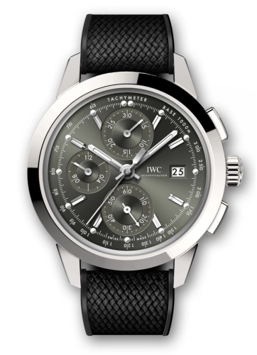 IWC IW3808-BQ : Ingenieur Chronograph Custom Stainless Steel / Green-Rhodium / Rubber