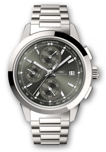 IWC IW3808-BR : Ingenieur Chronograph Custom Stainless Steel / Green-Rhodium / Bracelet