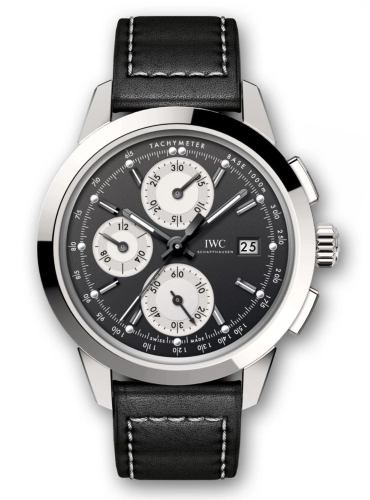IWC IW3808-BT : Ingenieur Chronograph Custom Stainless Steel / Black-Silver-Black / Calf