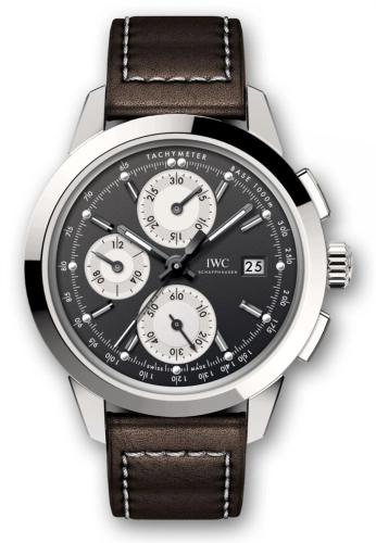 IWC IW3808-BU : Ingenieur Chronograph Custom Stainless Steel / Black-Silver-Black / Calf