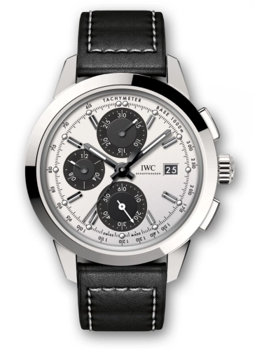 IWC IW3808-CD : Ingenieur Chronograph Custom Stainless Steel / Silver-Black-Black / Calf