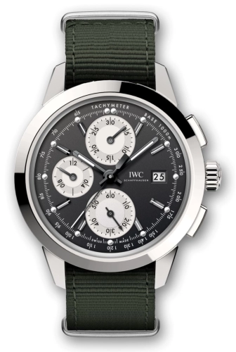 IWC IW3808-DG : Ingenieur Chronograph Custom Stainless Steel / Black-Silver-Black / NATO