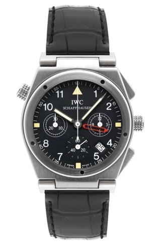 IWC IW3815-01 : Ingenieur Mecaquartz Chronograph Alarm Stainless Steel / Black / Strap