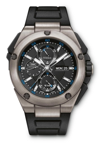 IWC IW3865-03 : Ingenieur Double Chronograph Titanium / Black