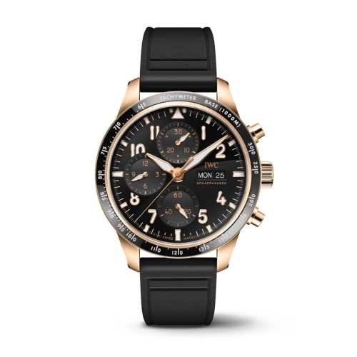 IWC IW3883-09 : Pilot's Watch Performance Chronograph Red Gold / Black / Bracelet