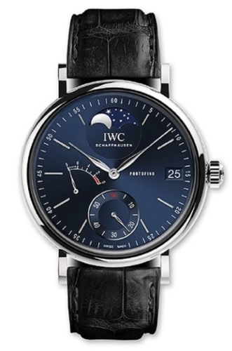 IWC IW5164-08 : Portofino Hand-Wound Eight Days Moonphase Platinum / Laureus Charity Night Milano 2018