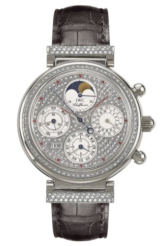 IWC IW8153-14 : Da Vinci Perpetual White Gold / Diamond / Paved / Italian