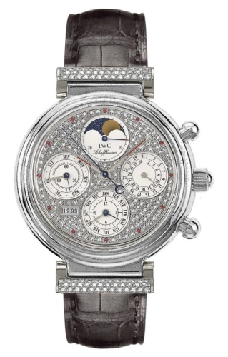IWC IW8153-18 : Da Vinci Perpetual White Gold / Diamond / Paved / English