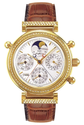 IWC IW8154-04 : Da Vinci Perpetual Rattrapante Yellow Gold / Diamond / Silver / French