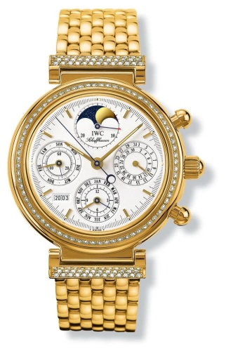 IWC IW9253-01 : Da Vinci Perpetual Yellow Gold / Diamond / White / German / Bracelet