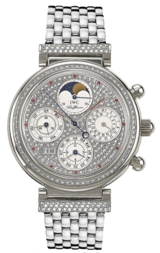 IWC IW9253-15 : Da Vinci Perpetual White Gold / Diamond / Paved / English