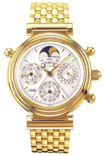 IWC IW9254-03 : Da Vinci Perpetual Rattrapante Yellow Gold / Silver / English / Bracelet