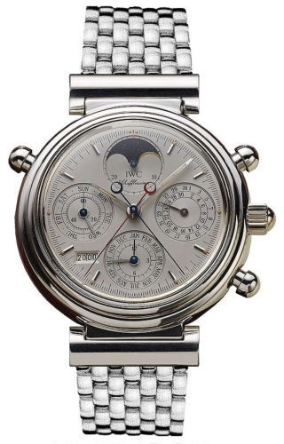 IWC IW9254-05 : Da Vinci Perpetual Rattrapante Platinum / Silver / German / Bracelet