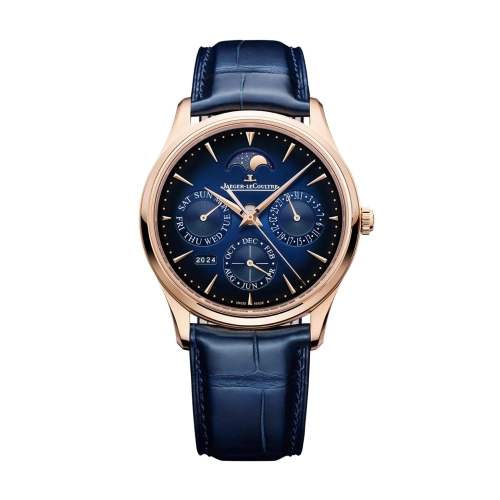 Jaeger-LeCoultre Q114258J : Master Ultra Thin Perpetual Pink Gold / Gradient Blue