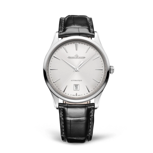 Jaeger-LeCoultre Q1238421 : Master Ultra Thin Date Stainless Steel / Silver / Alligator