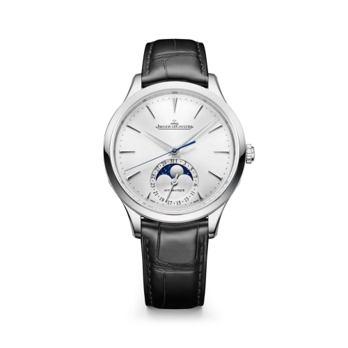 Jaeger-LeCoultre Q1248421 : Master Ultra Thin Moon 36 Stainless Steel / Silver / Alligator