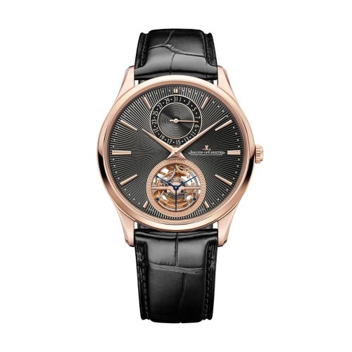 Jaeger-LeCoultre Q13224E2 : Master Ultra Thin Tourbillon Pink Gold / Grey Enamel