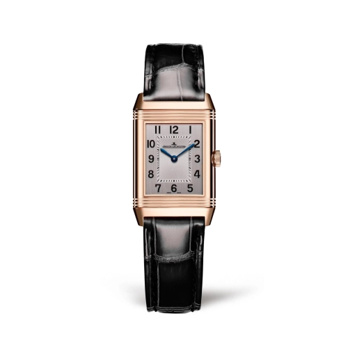 Jaeger-LeCoultre Q2662530 : Reverso Classic Small Duetto Pink Gold / Silver / Alligator