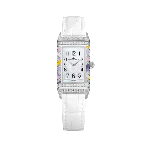Jaeger-LeCoultre Q3293433 : Reverso One Precious Colours White Gold / Pastel
