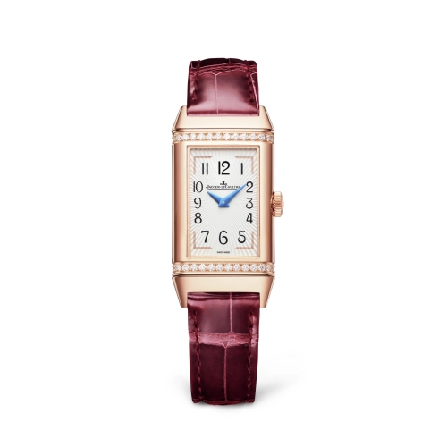 Jaeger-LeCoultre Q334256J : Reverso One Duetto Pink Gold / Silver /  Alligator