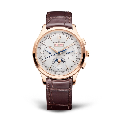 Jaeger-LeCoultre Q4132530 : Master Control Chronograph Calendar Pink Gold / Silver / Alligator