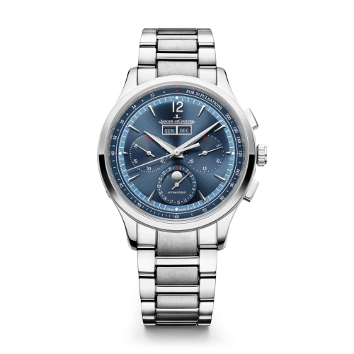 Jaeger-LeCoultre Q4138180 : Master Control Chronograph Calendar Stainless Steel / Blue / Strap + Bracelet