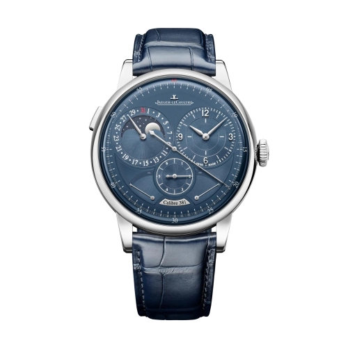 Jaeger-LeCoultre Q604848J : Duomètre Quantième Lunaire Stainless Steel / Blue