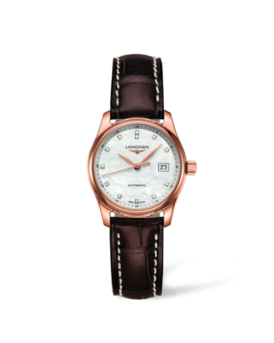 Longines L2.257.8.87.3 : Master Collection Date 29 Pink Gold