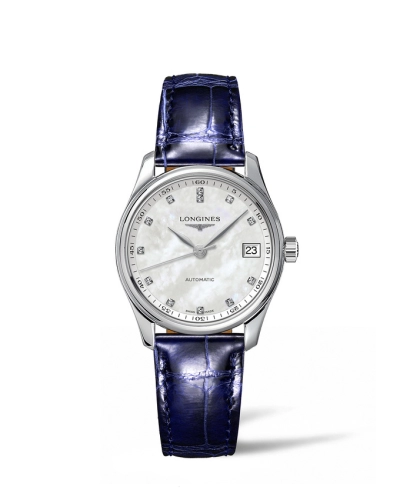 Longines L2.357.4.87.0 : Master Collection Date 34 Stainless Steel / MOP
