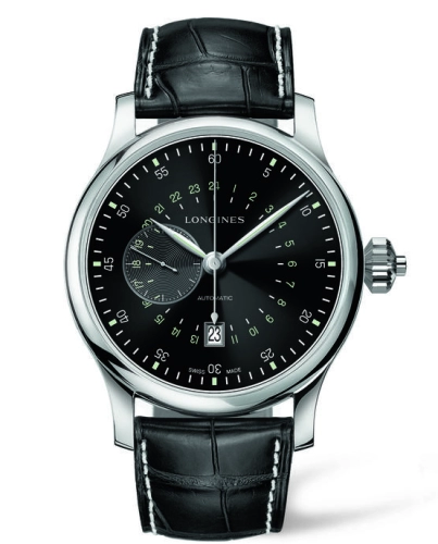 Longines L2.797.4.53.0 : Heritage Twenty-Four Hours Single Push-Piece Chronograph