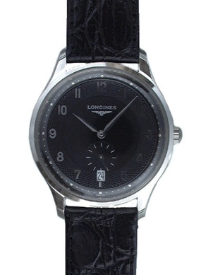 Longines L4.685.6.56.2 : Heritage Prestige White Gold / Black