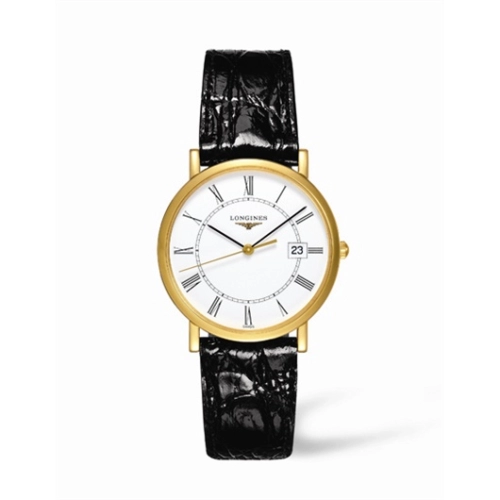 Longines L4.777.6.11.2 : Presence 34 Quartz Gold