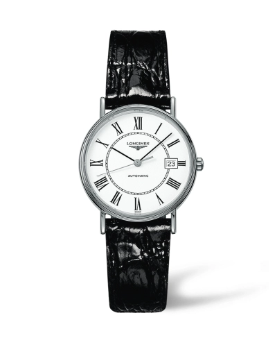 Longines L4.821.4.11.2 : Presence 34.5 Automatic Stainless Steel