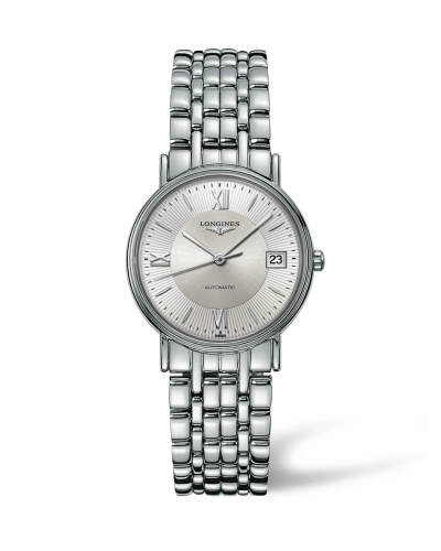 Longines L4.821.4.75.6 : Presence 34.5 Automatic Stainless Steel